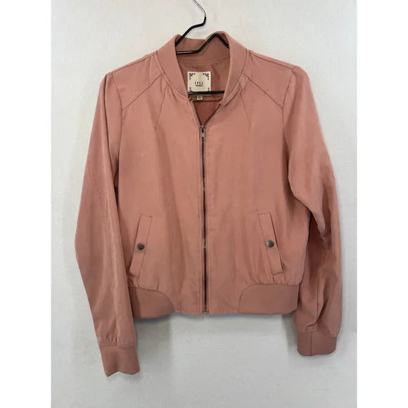 Iris Jacket Full Zip Pink Rose Girls Size Medium - Picture 2 of 13